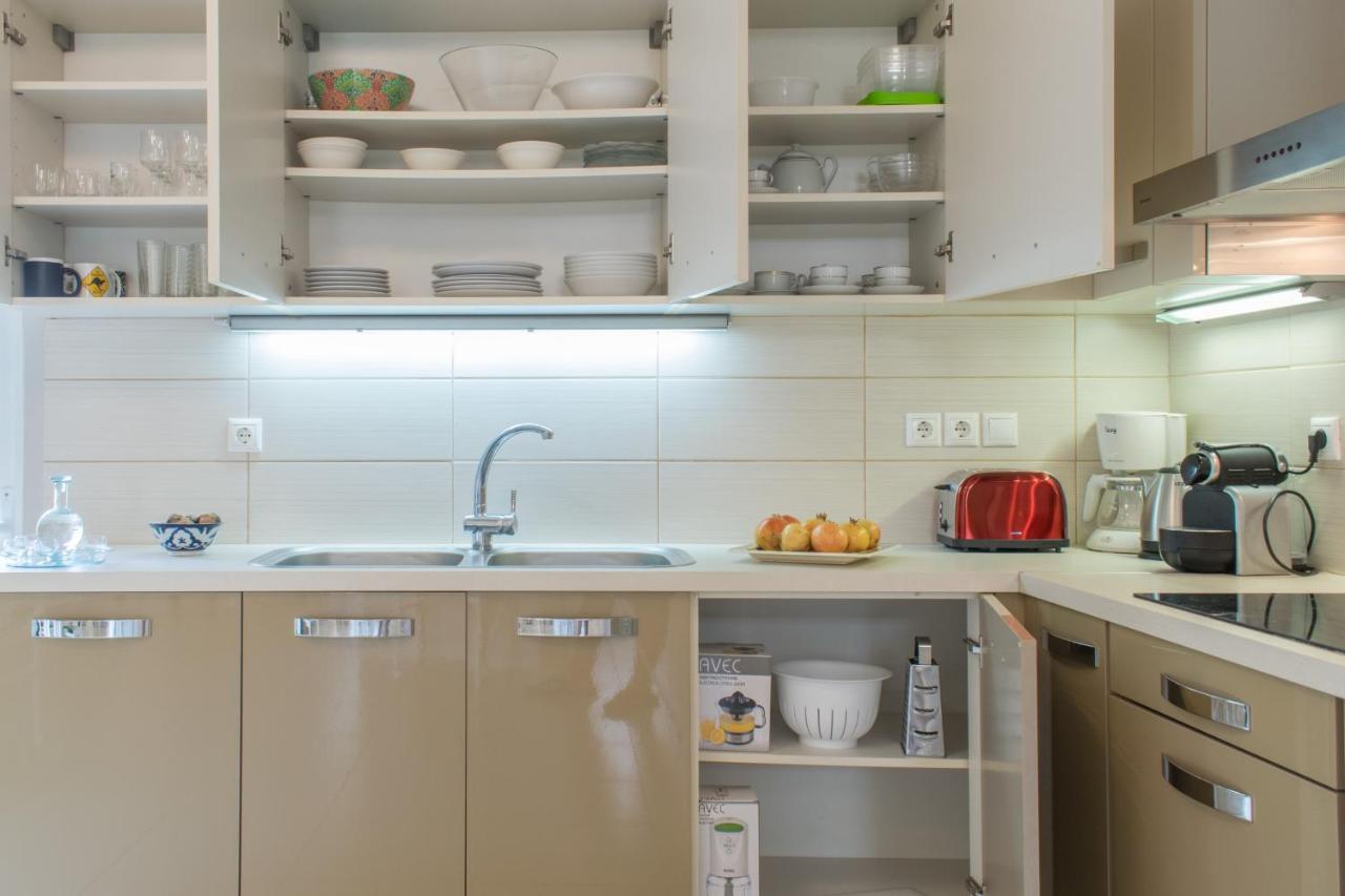 Blue Iris: Stylish Apartment Just 10 Minutes Walk From Old Town Chania Hanya Dış mekan fotoğraf